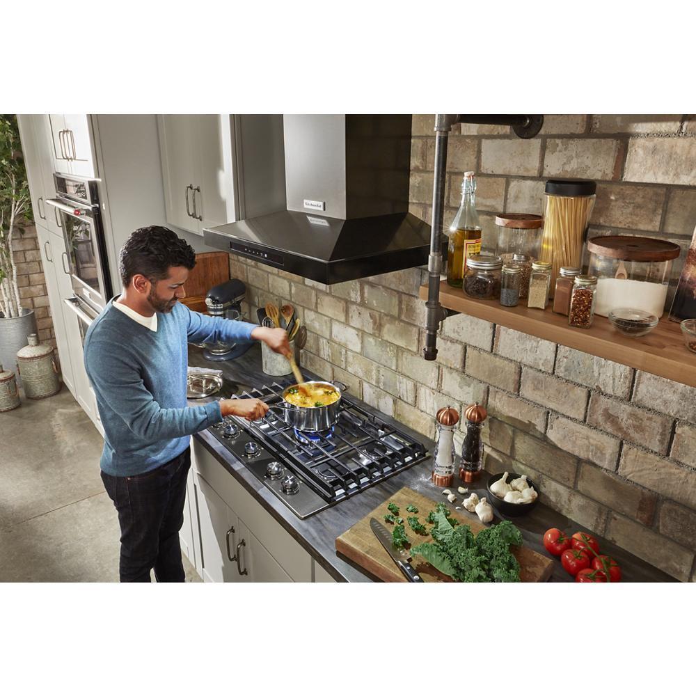 Kitchenaid KVWB606HBS 36" Wall-Mount, 3-Speed Canopy Hood