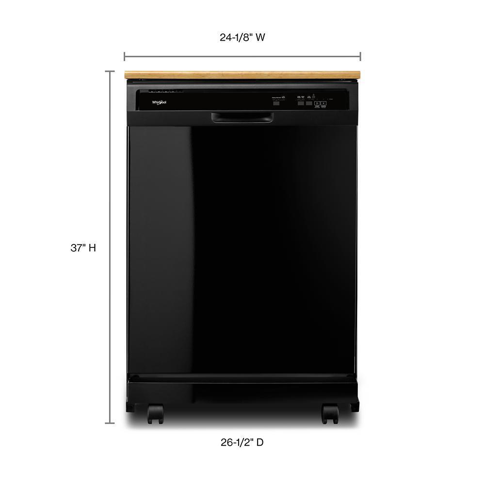 Whirlpool WDP370PAHB Heavy-Duty Dishwasher with 1-Hour Wash Cycle