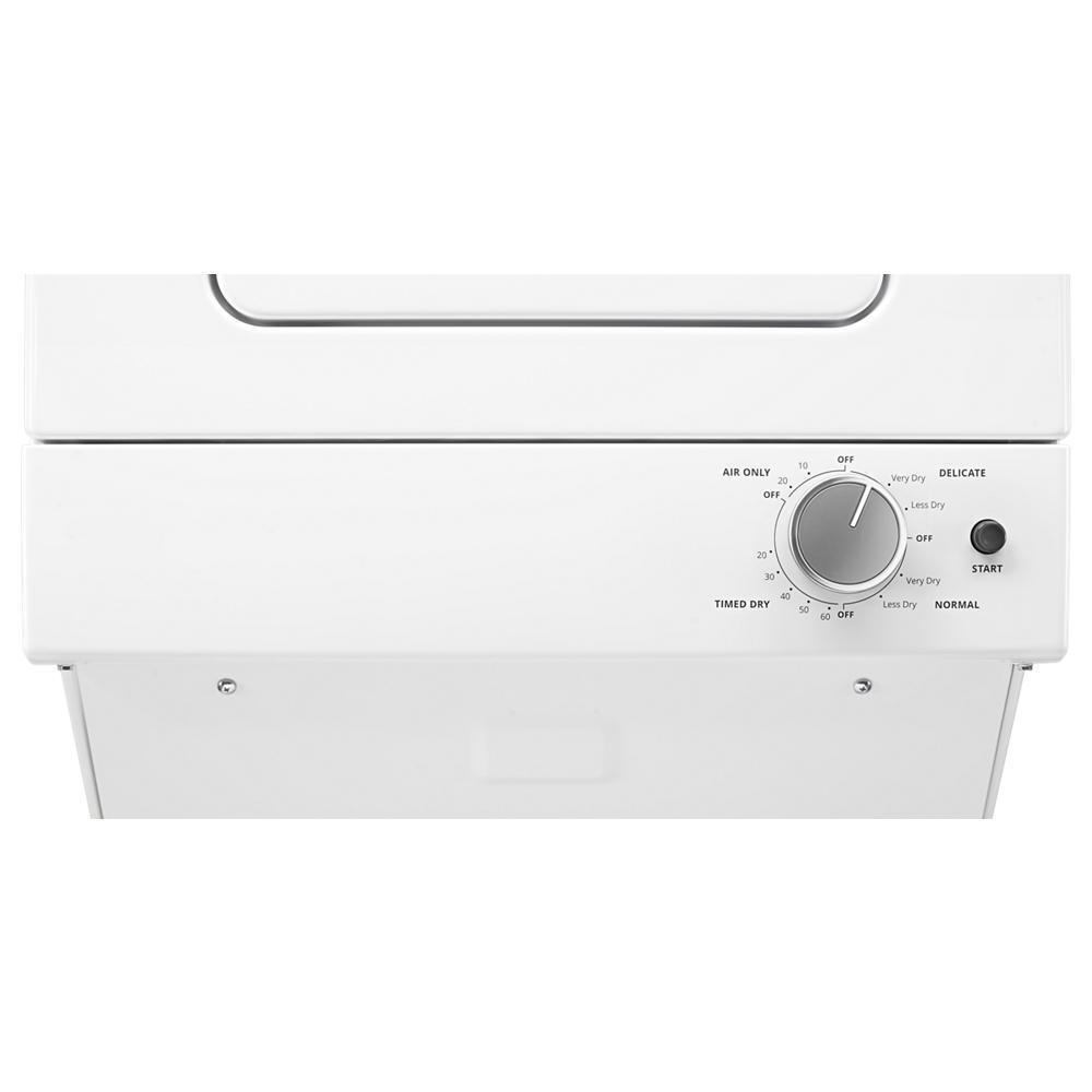 Whirlpool WET4024HW 1.6 cu.ft Electric Stacked Laundry Center 6 Wash cycles and AutoDry™