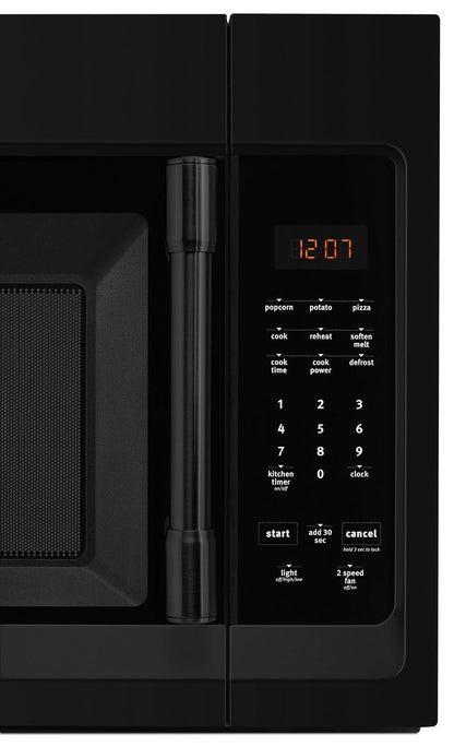 Maytag MMV1174FB Compact Over-The-Range Microwave - 1.7 Cu. Ft. Black