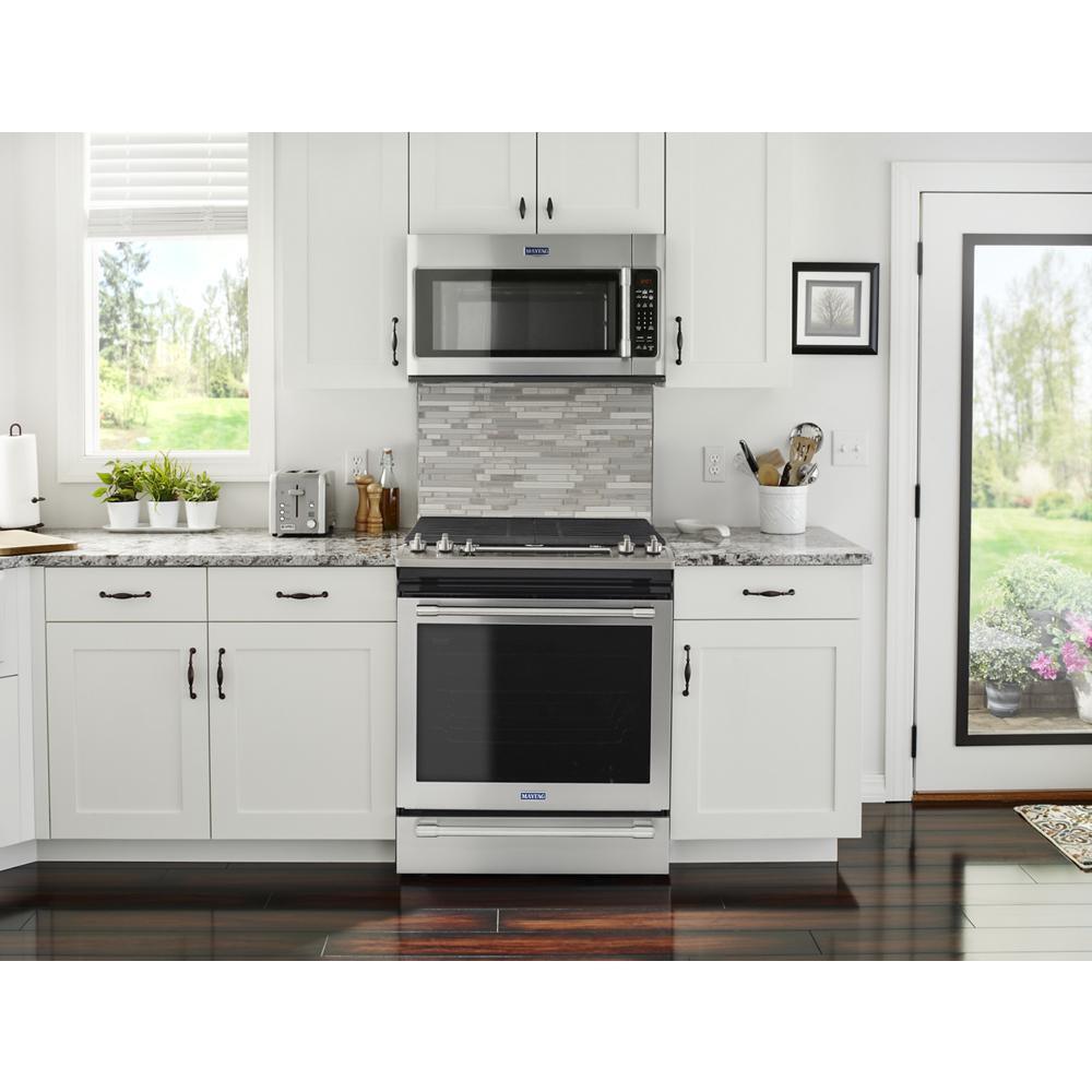 30-INCH WIDE SLIDE-IN GAS RANGE WITH TRUE CONVECTION AND FIT SYSTEM - 5.8 CU. FT.