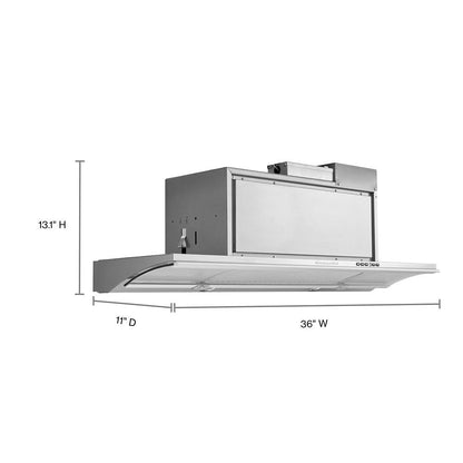 Kitchenaid KXU2836JSS 36" Slide-Out Hood