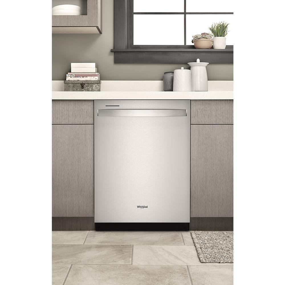 Whirlpool WDT740SALZ Large Capacity Dishwasher with Tall Top Rack