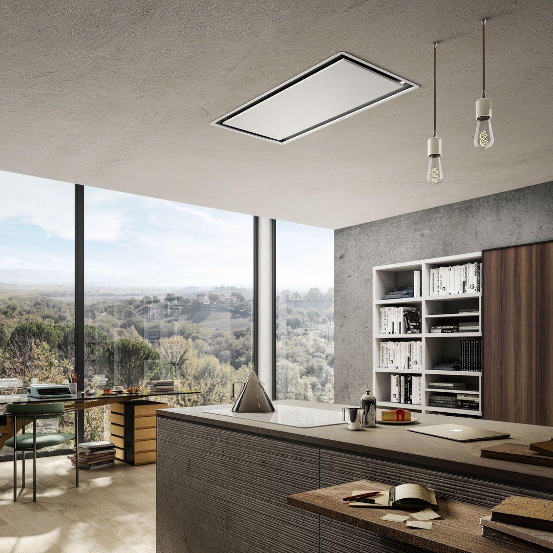 Elica EIL640DW ILLUSION Ceiling Range Hood 40" wide - 600CFM