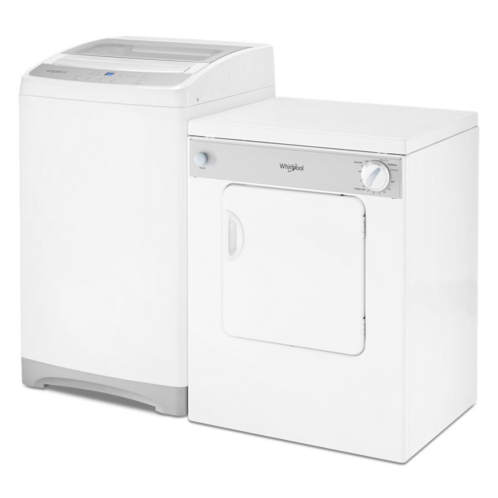 Whirlpool LDR3822PQ 3.4 cu. ft. Compact Front Load Dryer with Flexible Installation