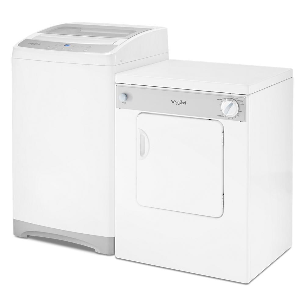 Whirlpool WTW2000HW 1.6 cu. ft. Compact Top Load Washer with Flexible Installation