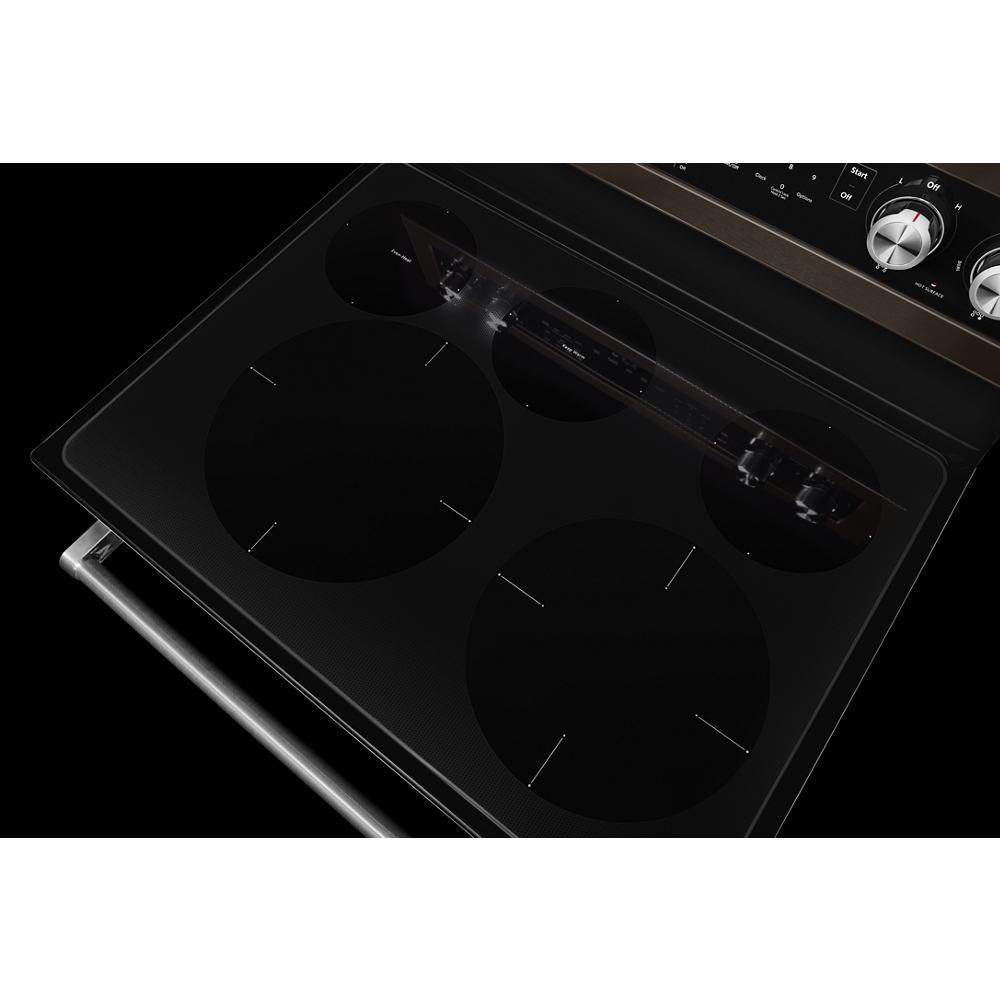 Kitchenaid KFEG500EBS 30-Inch 5-Element Electric Convection Range