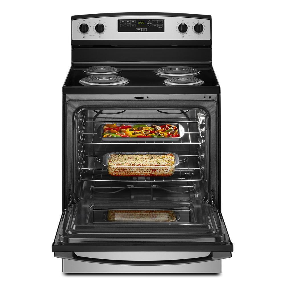 Amana ACR4303MMS 30-inch Amana® Electric Range with Bake Assist Temps