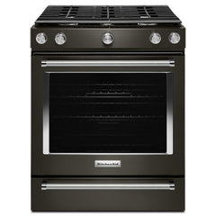 Kitchenaid 30-Inch 5-Burner Gas Slide-In Convection Range