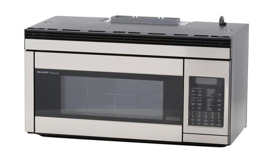 Sharp R1874TY 1.1 cu. ft. 850W Sharp Stainless Steel Over-the-Range Convection Microwave Oven