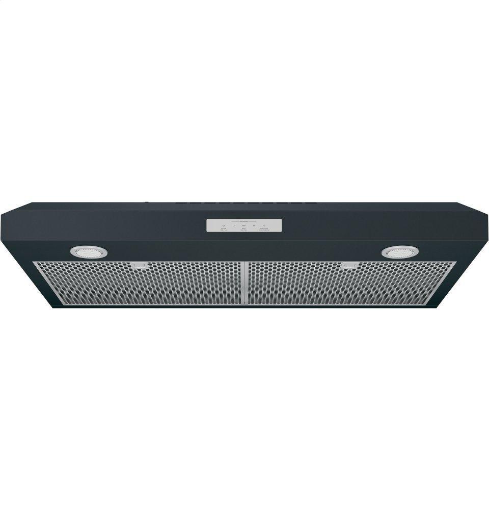 Ge black deals range hood