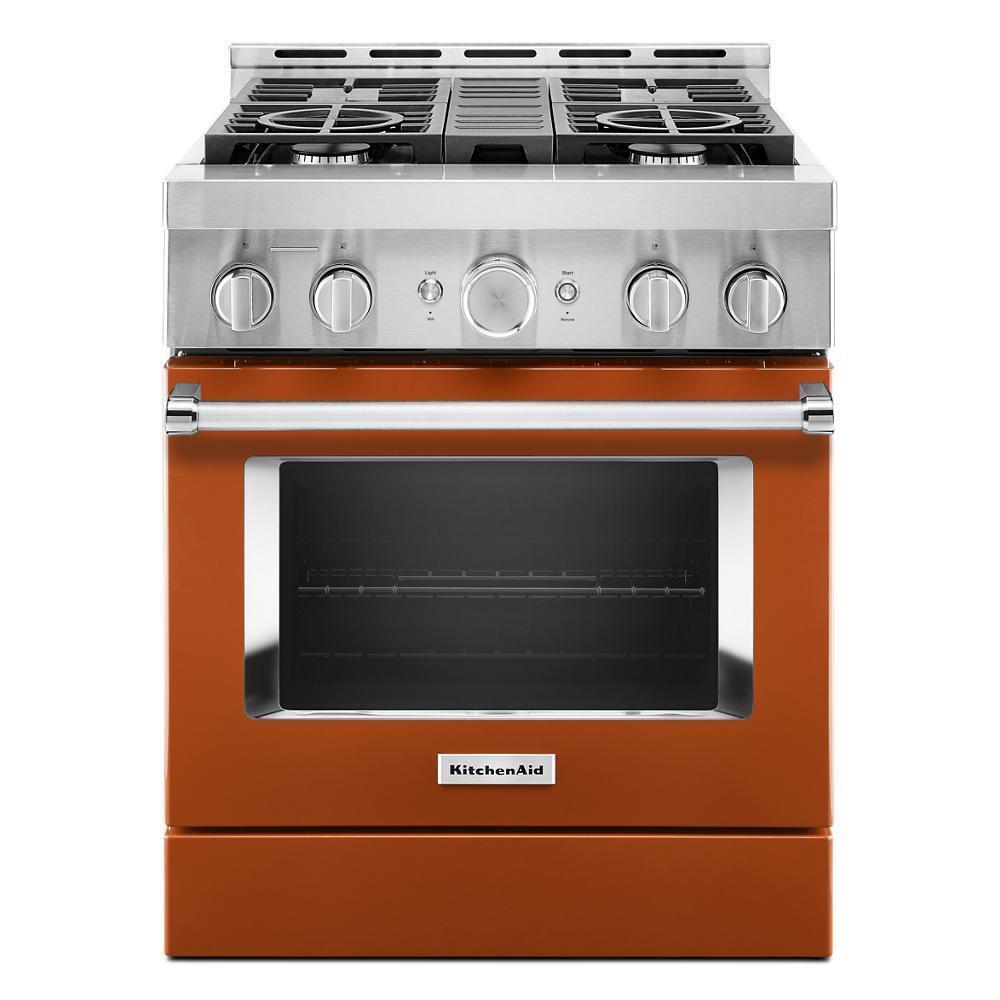 KFGC500JSC KitchenAid® 30'' Smart Commercial-Style Gas Range with 4 Burners