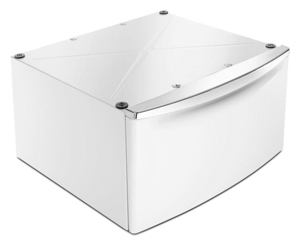Whirlpool XHPC155XW 15.5" Pedestal for Front Load Washer and Dryer with Storage