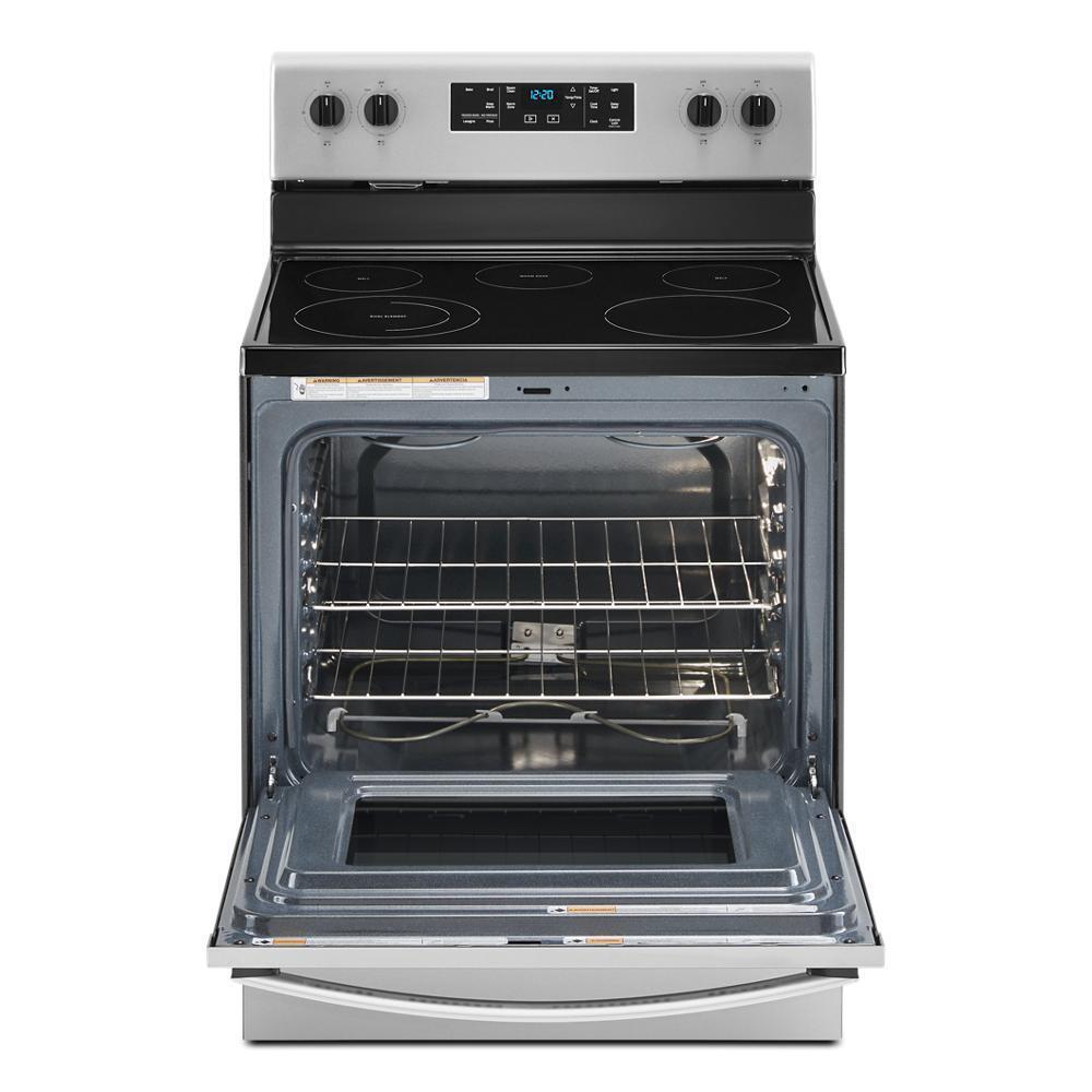 Whirlpool 5.3 cu. ft. Whirlpool® electric range with Frozen Bake™ technology