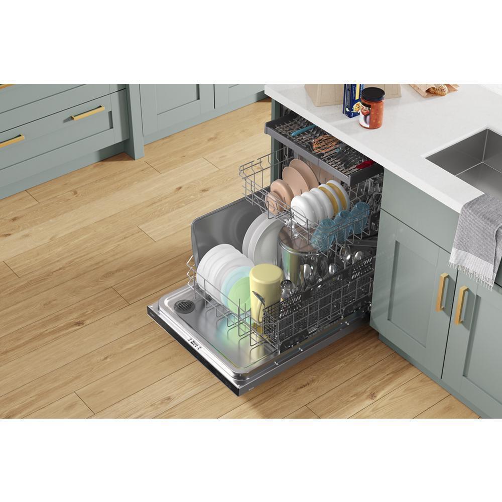 Whirlpool WDTA50SAKZ 24 Stainless Steel Dishwasher with AI Intelligent Wash - 47 dBA