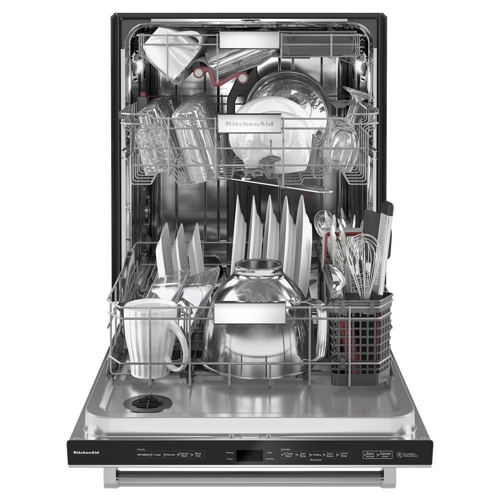 Kitchenaid KDTM804KPS 360(degree) Max Jets™ Third Rack Dishwasher with Stainless Steel Third Rack Wash Jets, 44 dBA