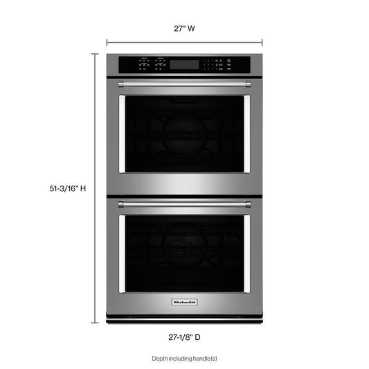 27" Double Wall Oven with Even-Heat™ True Convection