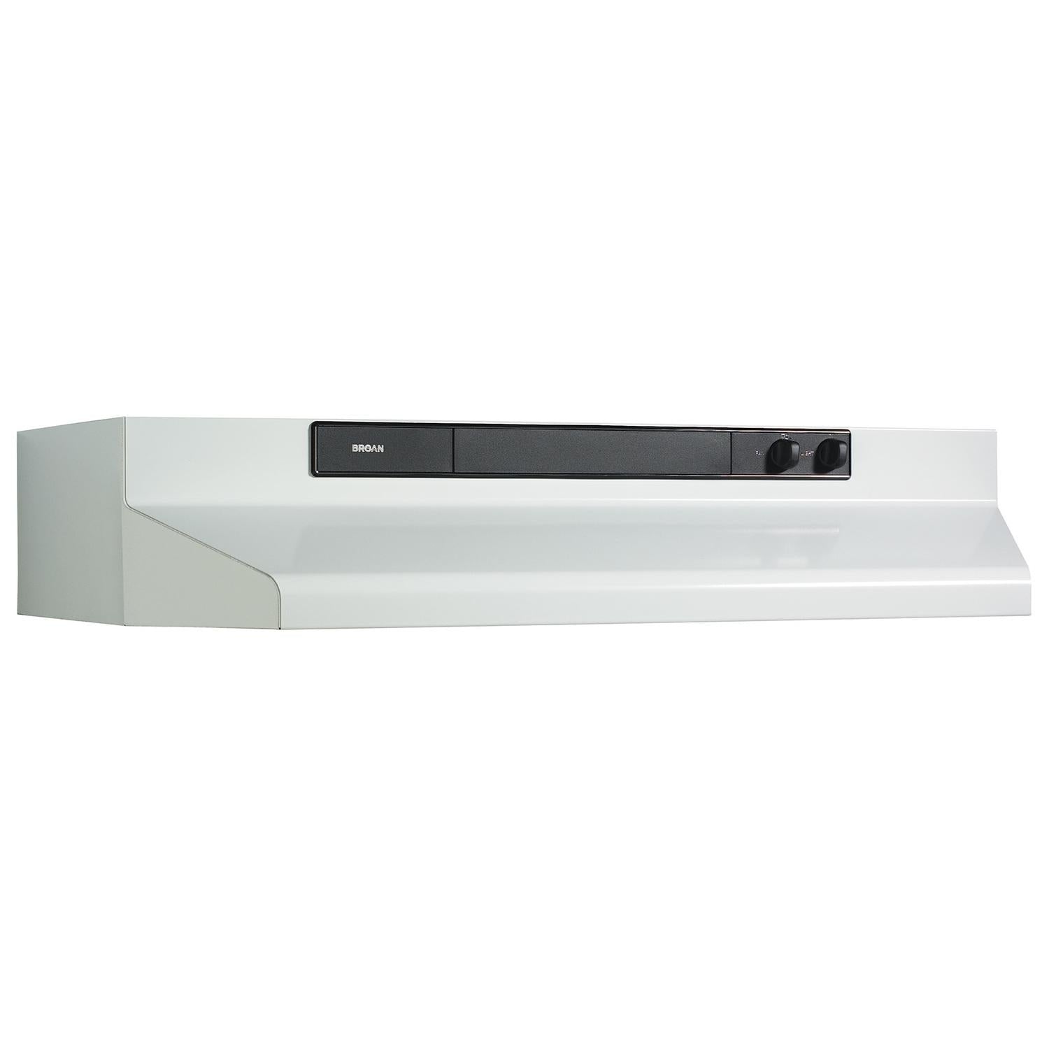 Broan 463001 **DISCONTINUED** Broan® 30-Inch Convertible Under-Cabinet Range Hood, 220 CFM, White