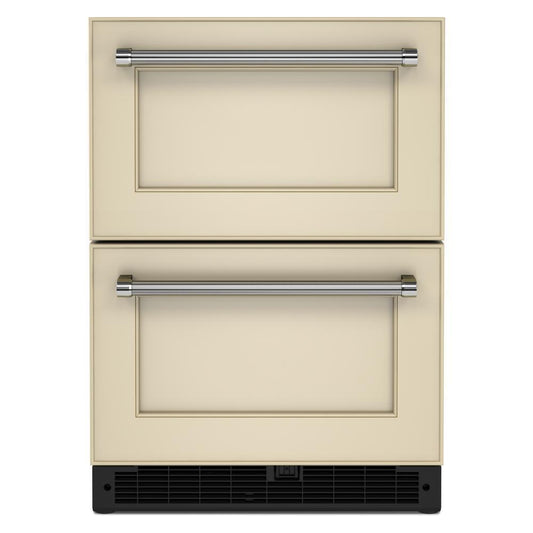 Kitchenaid KUDR204KPA 24" Panel-Ready Undercounter Double-Drawer Refrigerator