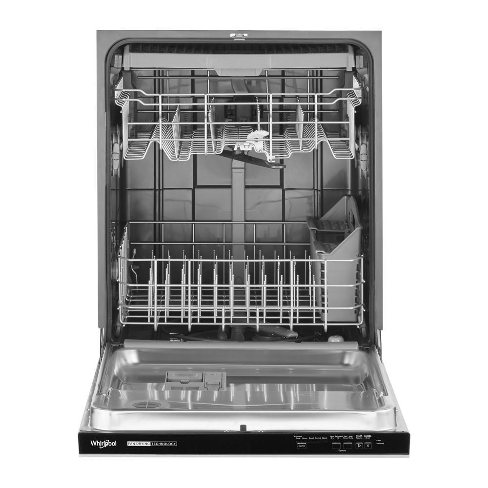 Whirlpool Quiet Dishwasher with 3rd Rack and Pocket Handle
