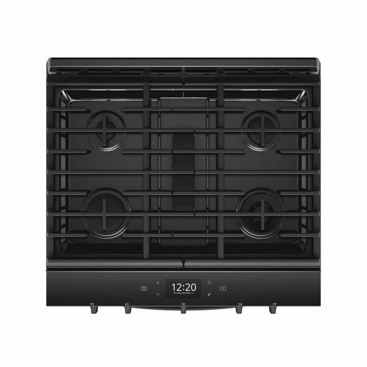 Whirlpool WEG750H0HB 5.8 cu. ft. Smart Slide-in Gas Range with Air Fry, when Connected
