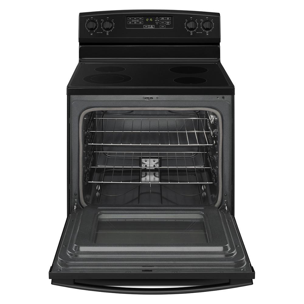 Amana AER6603SFB 30-inch Amana® Electric Range with Extra-Large Oven Window