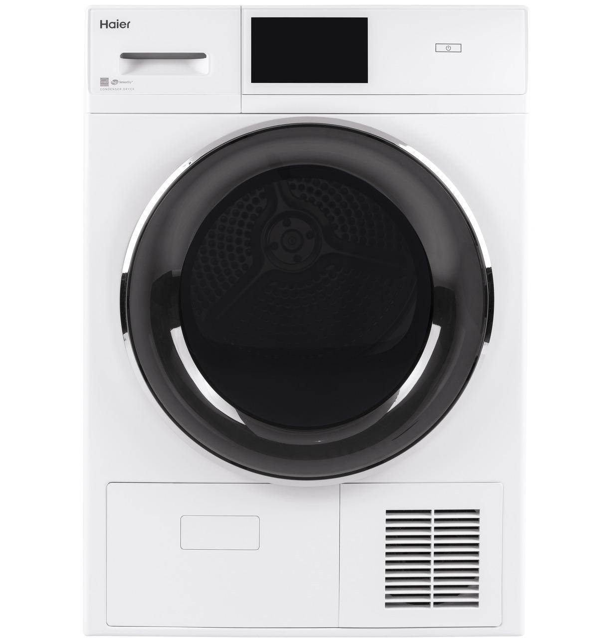4.1 cu.ft. Capacity Smart 24" Ventless Condenser Frontload Electric Dryer with Stainless Steel Basket