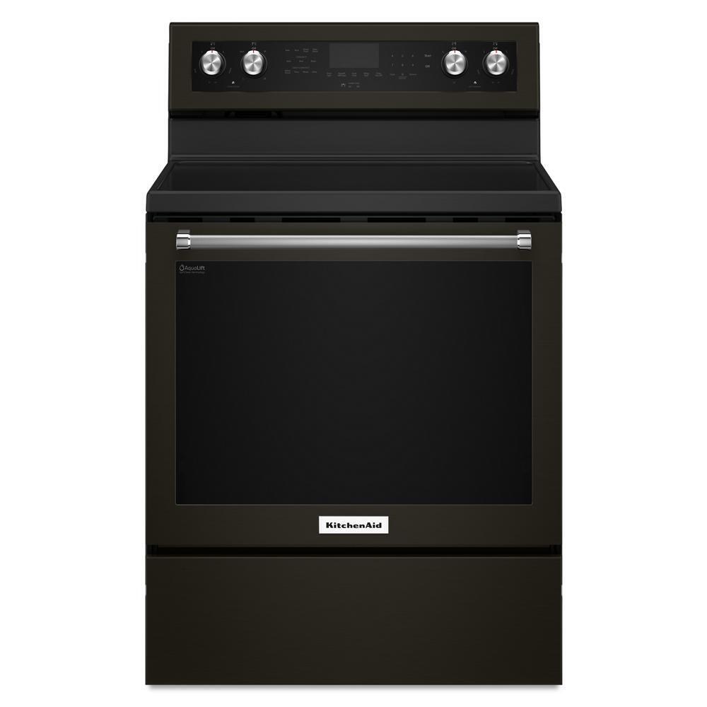 Kitchenaid KFEG500EBS 30-Inch 5-Element Electric Convection Range