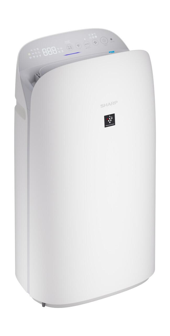 KCP70UW Sharp Smart Plasmacluster Ion Air Purifier with True HEPA + Humidifier for Large Rooms
