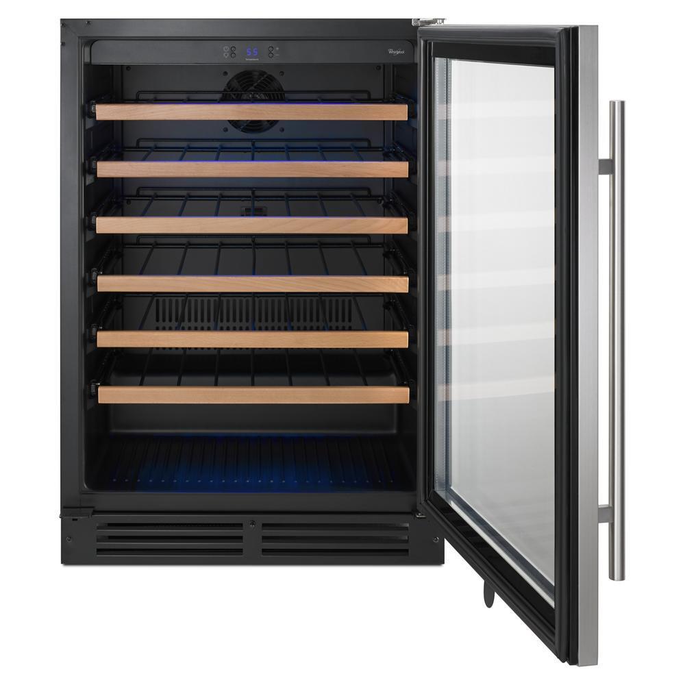 Whirlpool WUW35X24DS 24" Undercounter Wine Center with Custom Temperature Control