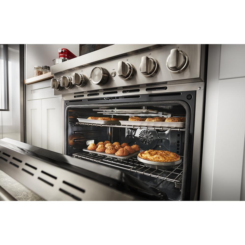 KitchenAid® 36'' Smart Commercial-Style Dual Fuel Range with 6 Burners