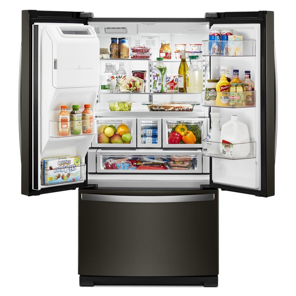 Whirlpool WRF757SDHV 36-inch Wide French Door Refrigerator - 27 cu. ft.