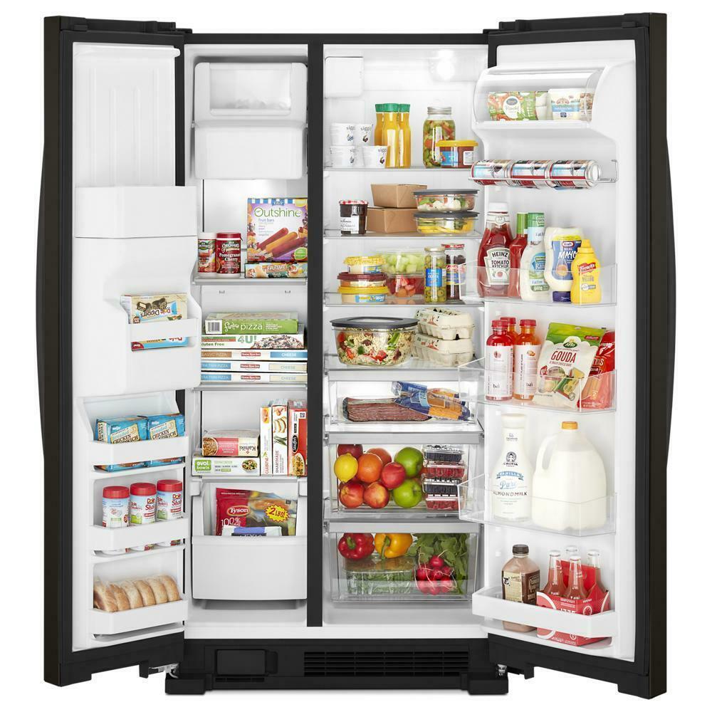 Whirlpool WRS325SDHV 36-inch Wide Side-by-Side Refrigerator - 25 cu. ft.