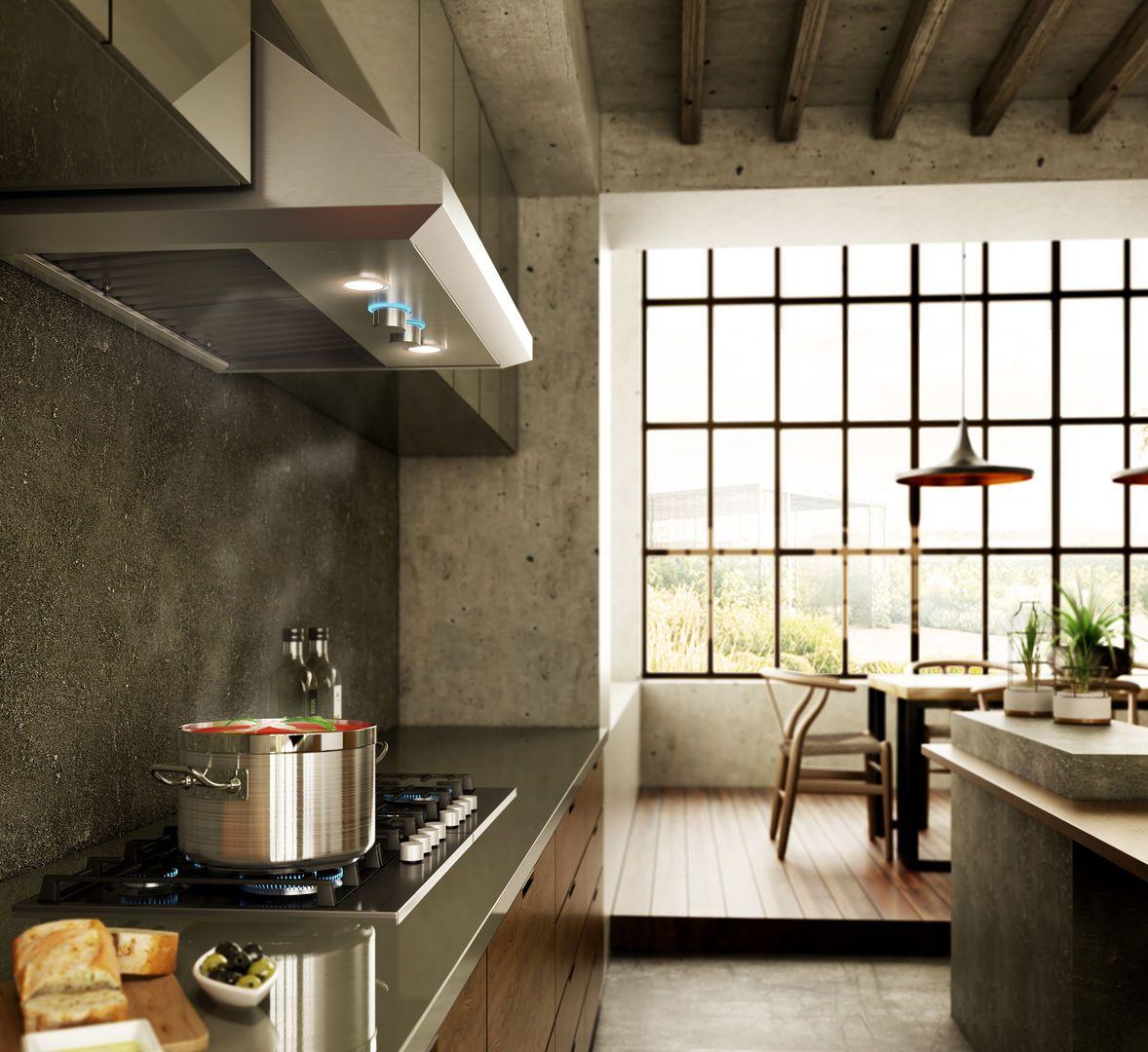 Elica ECV636S3 CERVINIA Undercabinet Range Hood 36" wide - 600CFM