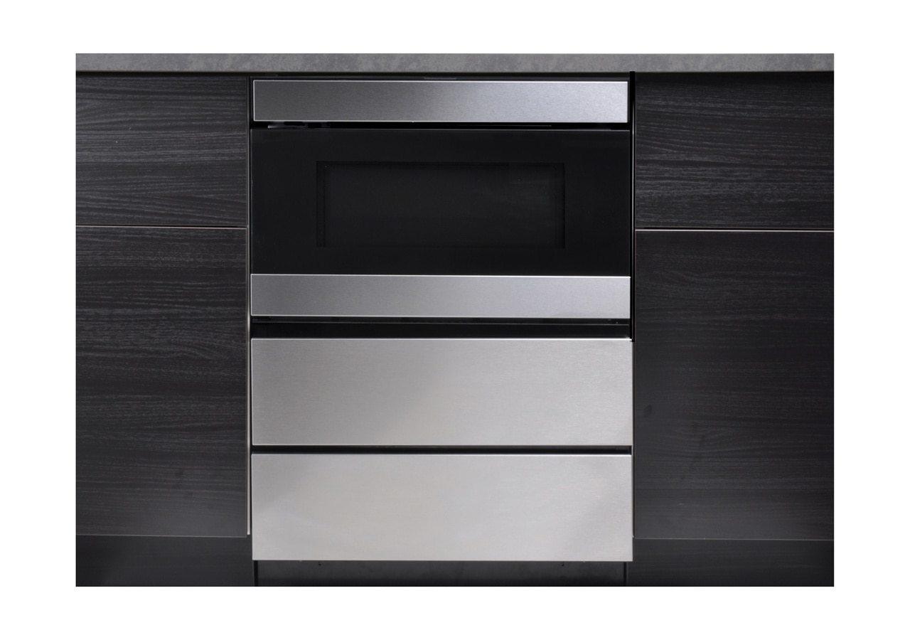 Sharp SKMD24U0ES 24 in. Under the Counter Microwave Drawer Oven Pedestal