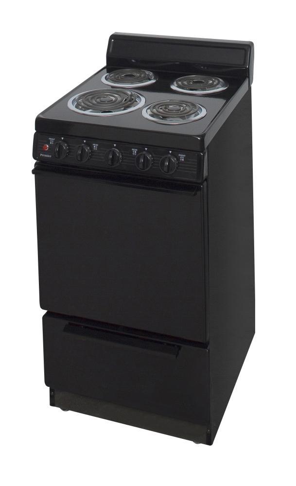 Premier EAK100BP 20 in. Freestanding Electric Range in Black