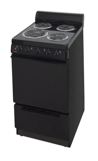 Premier EAK100BP 20 in. Freestanding Electric Range in Black