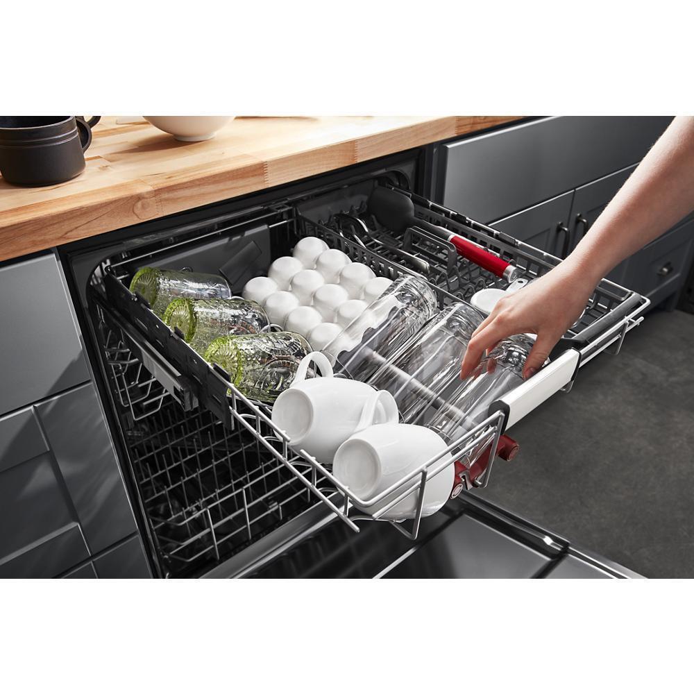 Kitchenaid KDFM404KPS 360(degree) Max Jets™ Third Rack Dishwasher with 50+ Total Wash Jets, 44 dBA