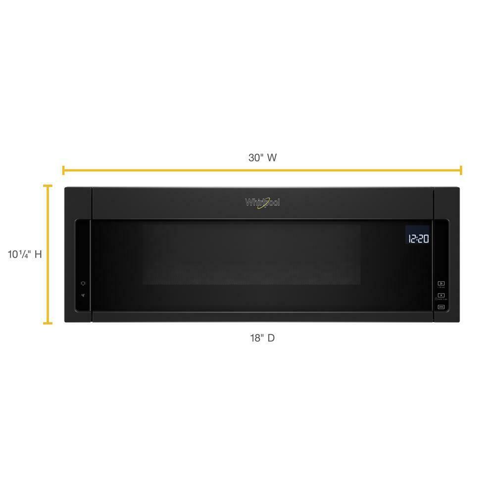 Whirlpool WML75011HB 1.1 cu. ft. Low Profile Microwave Hood Combination