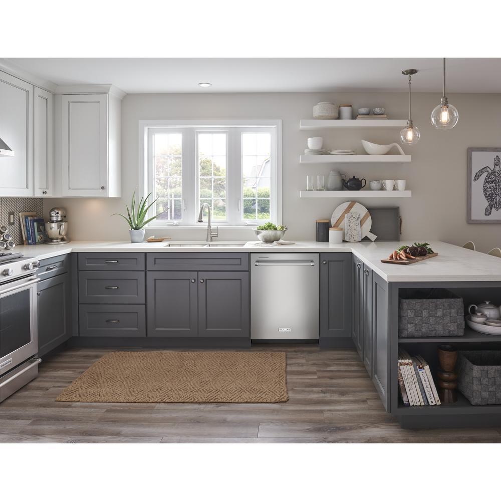 Kitchenaid KDTE204KPS Third Level Utensil Rack Dishwasher with 30+ Total Wash Jets, 39 dBA