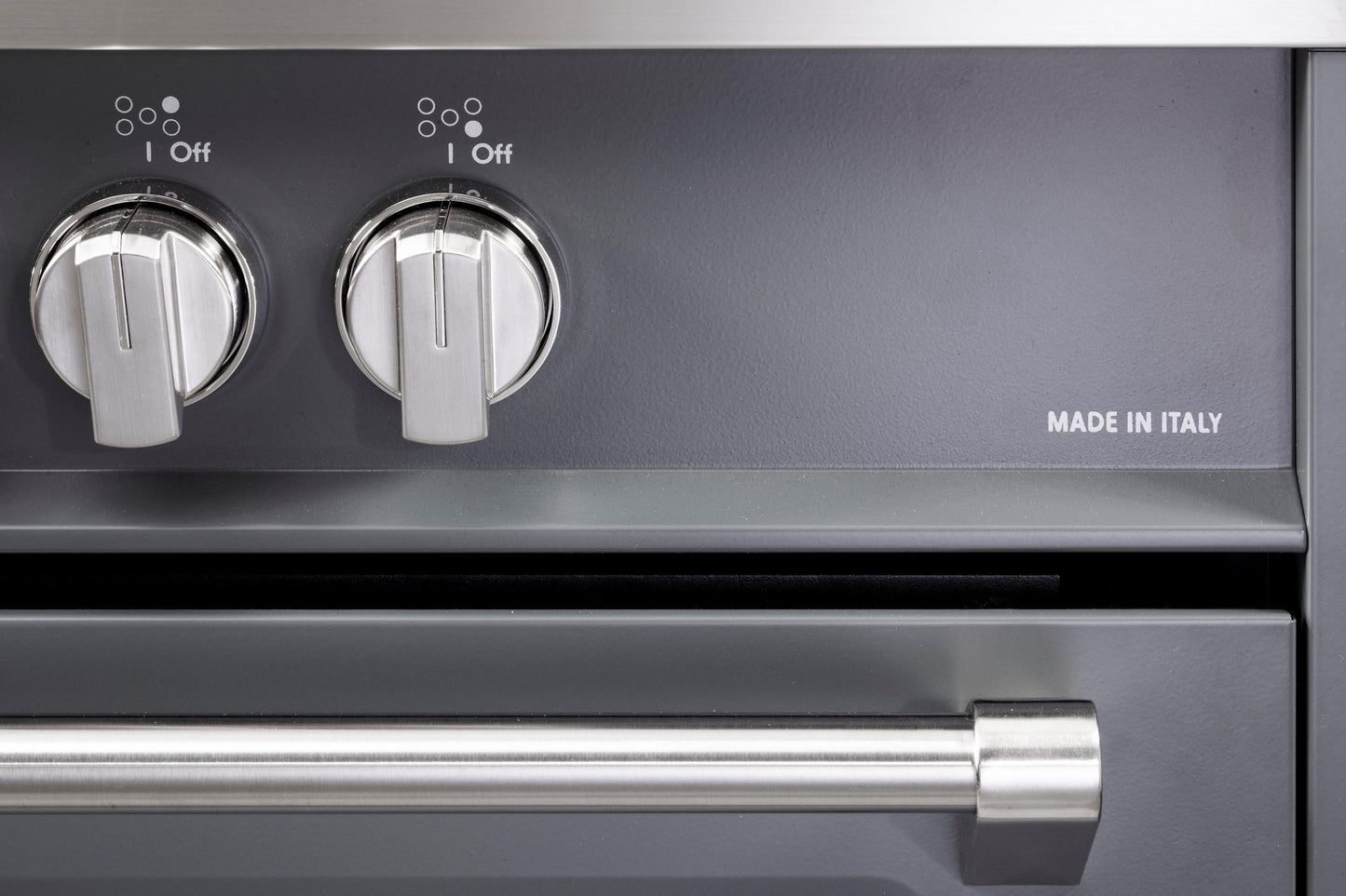 Verona VDFSGE365SG Designer 36" Dual Fuel Single Oven Range - Slate Gray