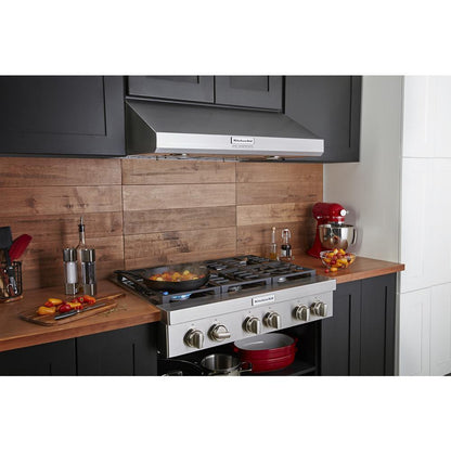 Kitchenaid KVUC606KSS 36" 585 CFM Motor Class Commercial-Style Under-Cabinet Range Hood System