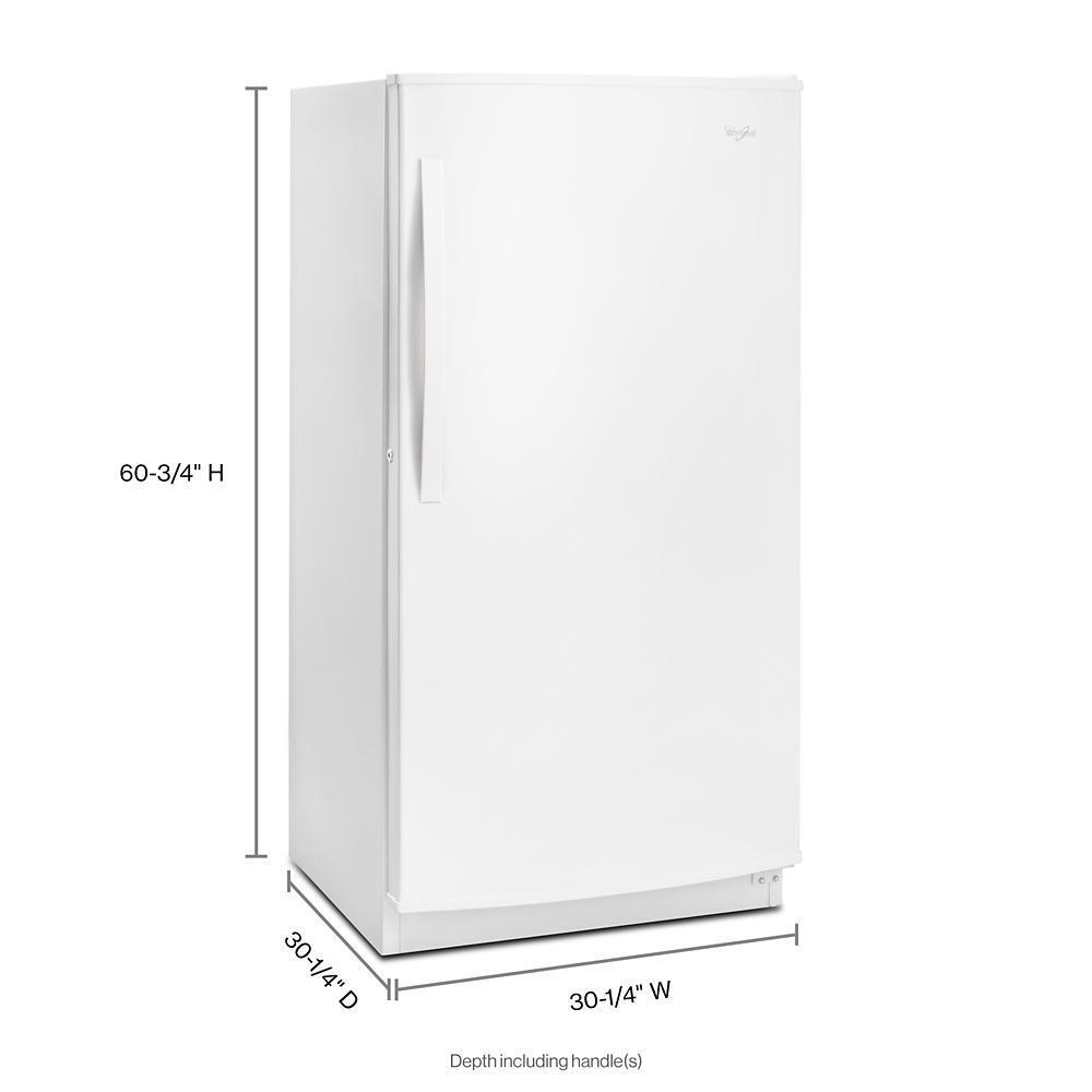 Whirlpool WZF57R16FW 16 cu. ft. Upright Freezer with Frost-Free Defrost