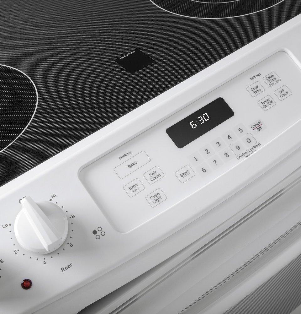GE® 30" Drop-In Electric Range