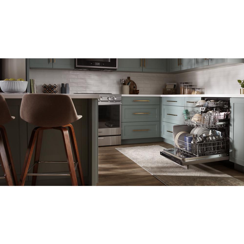 Whirlpool WDTA80SAKZ Fingerprint Resistant Quiet Dishwasher with 3rd Rack & Large Capacity