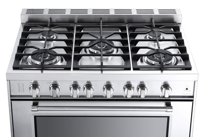 Verona VPFSGG365SS Prestige 36" Gas Single Oven Range - Stainless Steel