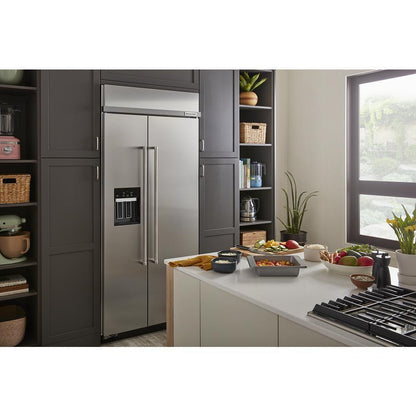 Kitchenaid KUWL314KSS 24" Undercounter Wine Cellar with Glass Door and Metal-Front Racks