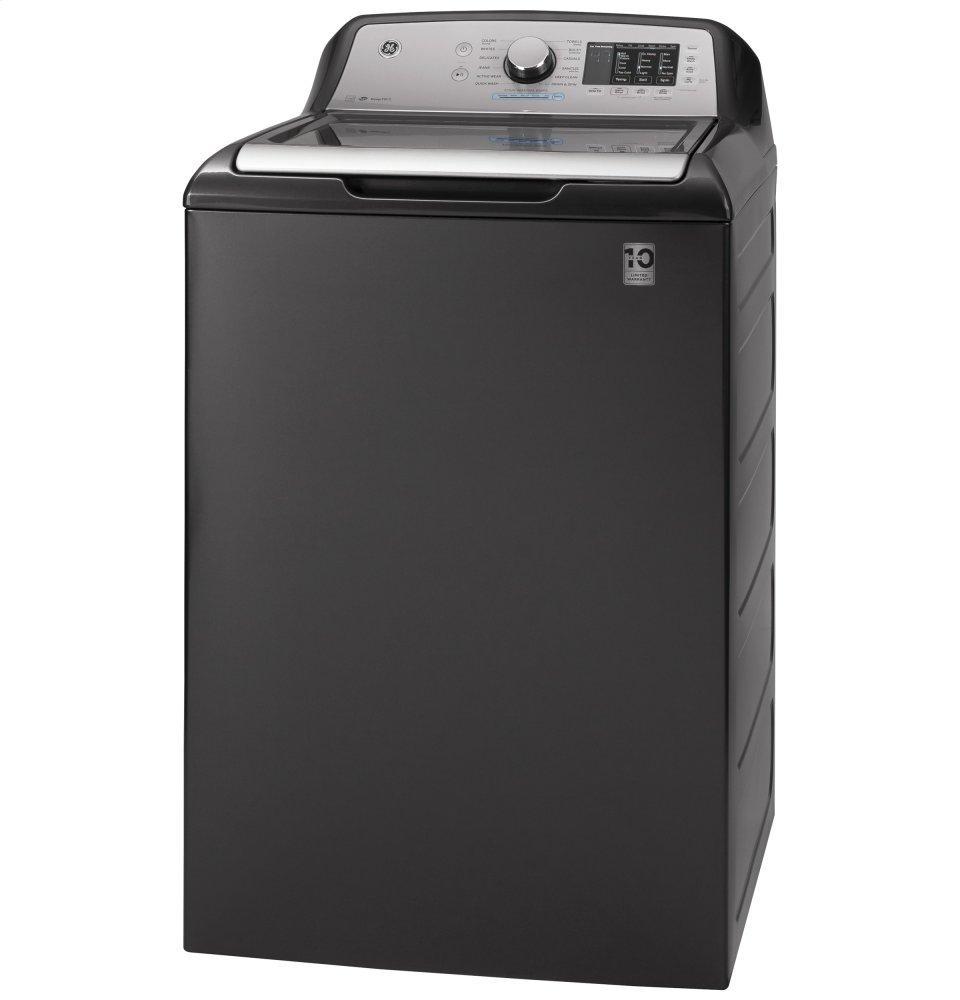 GE® 4.8 cu. ft. Capacity Washer with Sanitize w/Oxi and FlexDispense®