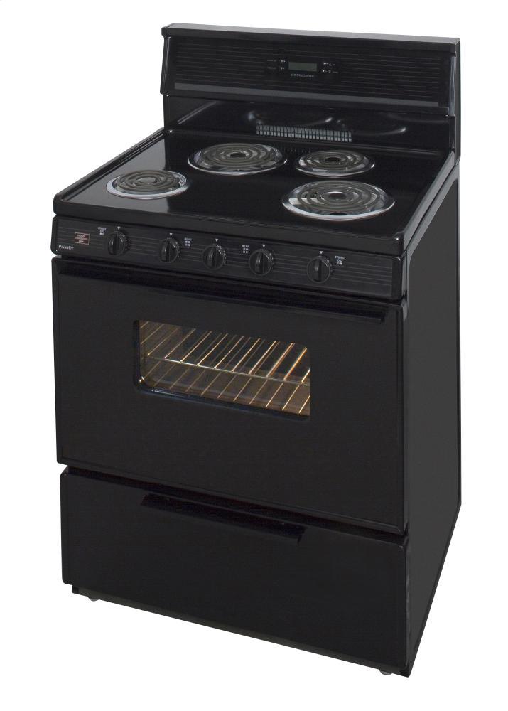 Premier EDK240BP 30 in. Freestanding Electric Range in Black
