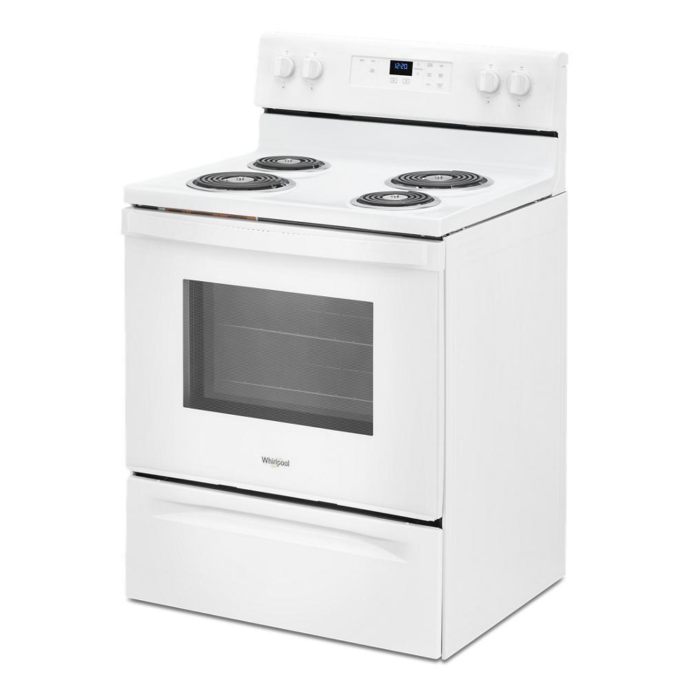 Whirlpool WFC150M0JW 4.8 cu. ft. Electric Range with Keep Warm setting